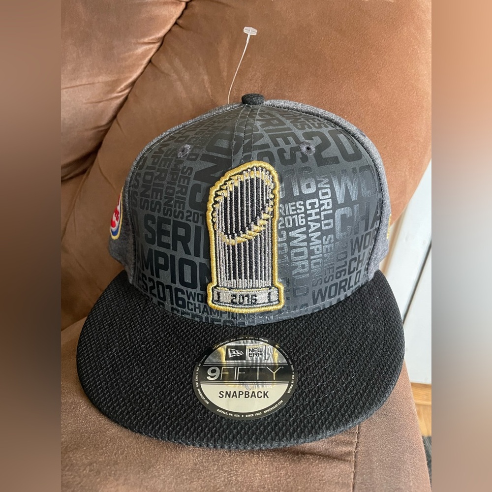 Chicago Cubs New Era MLB World Series champs SnapBack hat